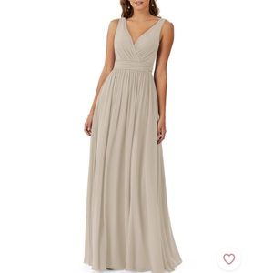 CLEARANCE Azazie Kora Bridesmaid Dress in Taupe
